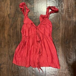 Red tank from a boutique size S
